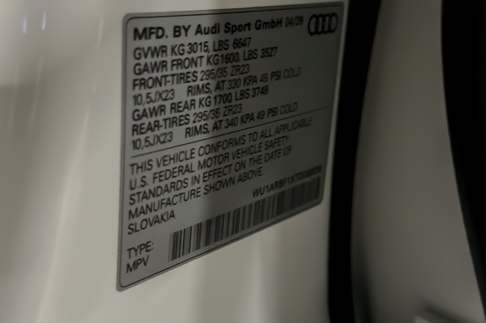 New 2026 Carrara White Audi performance quattro *Ltd Avail* image 27