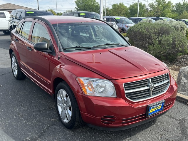 Red 2007 Dodge Caliber SXT FWD Hatchback Front-Wheel Drive Manual