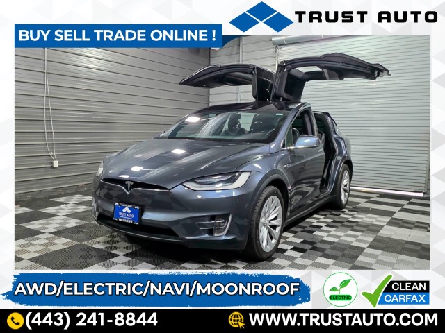 Midnight Silver Metallic 2020 Tesla Model X Long Range Plus AWD SUV / Crossover All-Wheel Drive 1-Speed Dual Clutch