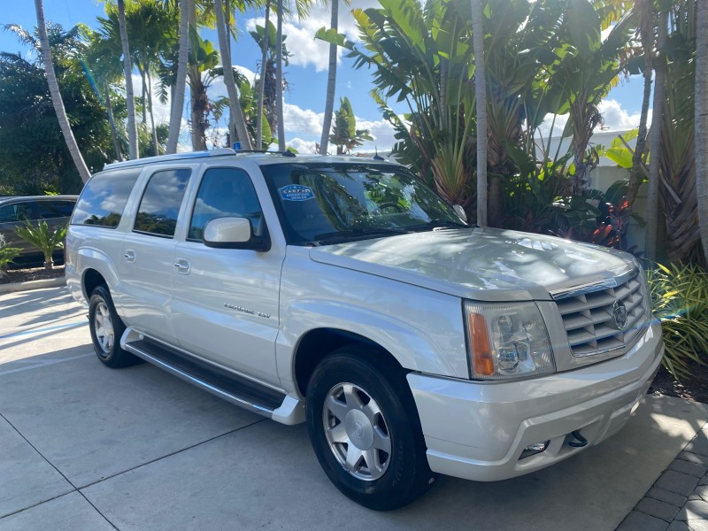 2003 Cadillac Escalade ESV SUV PEARL WHITE 4WD/AWD in , 