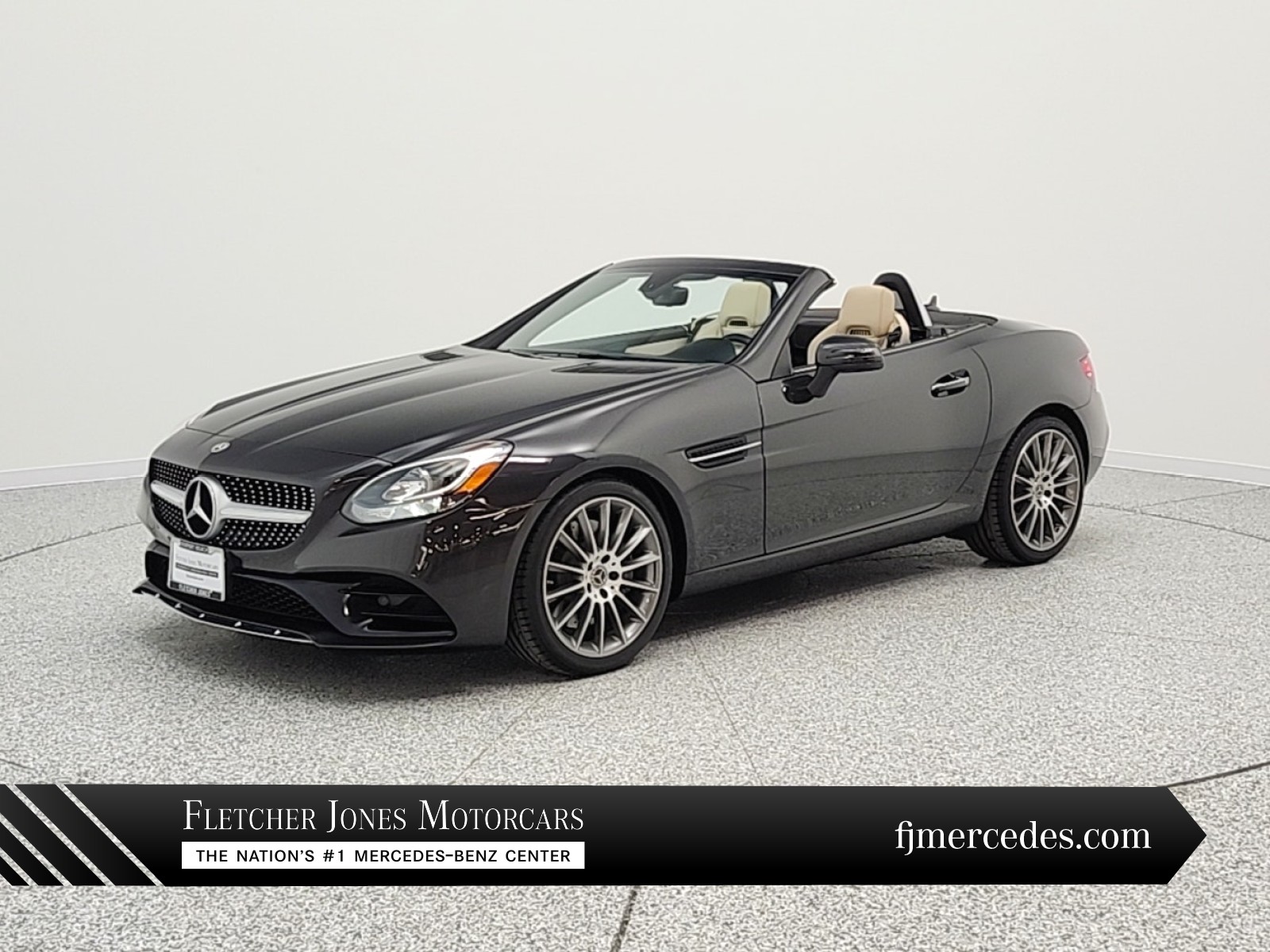 Gray (Graphite Grey Metallic) 2020 Mercedes-Benz SLC 300 RWD Convertible Rear-Wheel Drive Automatic