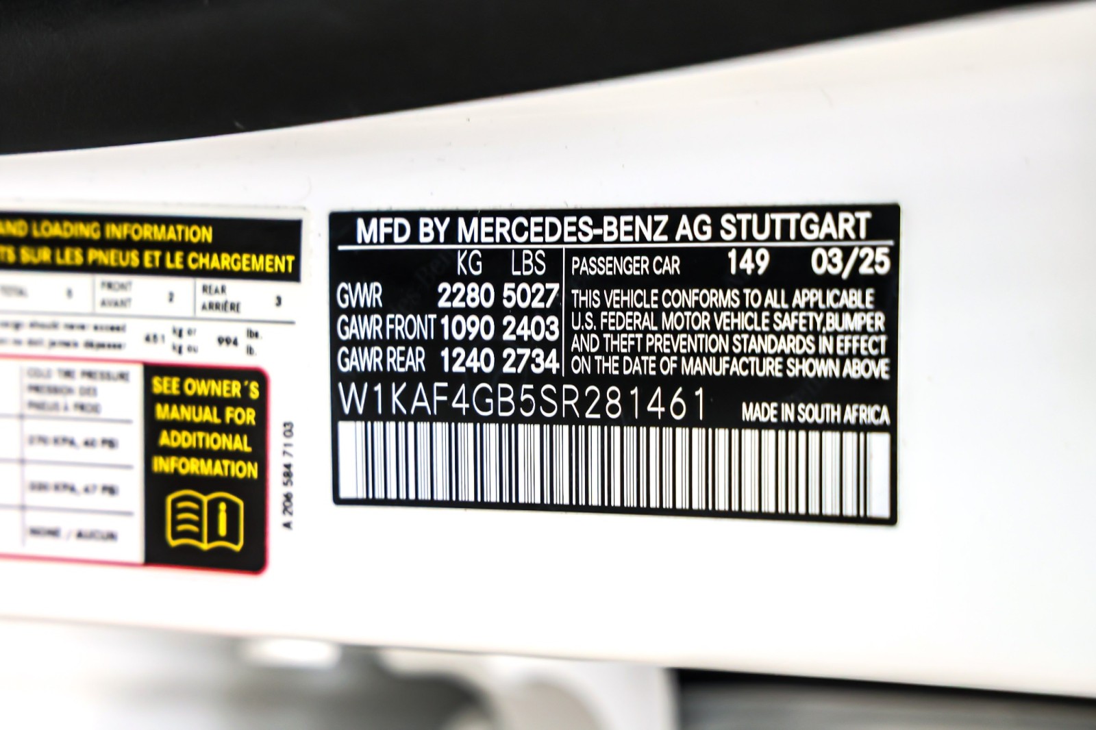 Certified Used 2025 Polar White Mercedes-Benz C 300 Sedan image 27