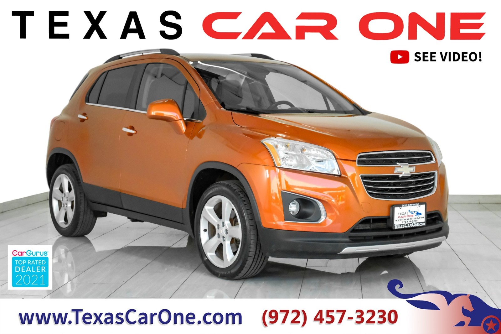 2015 Chevrolet Trax LTZ AWD SUNROOF LEATHER HEATED SEATS REAR CAMERA B 1