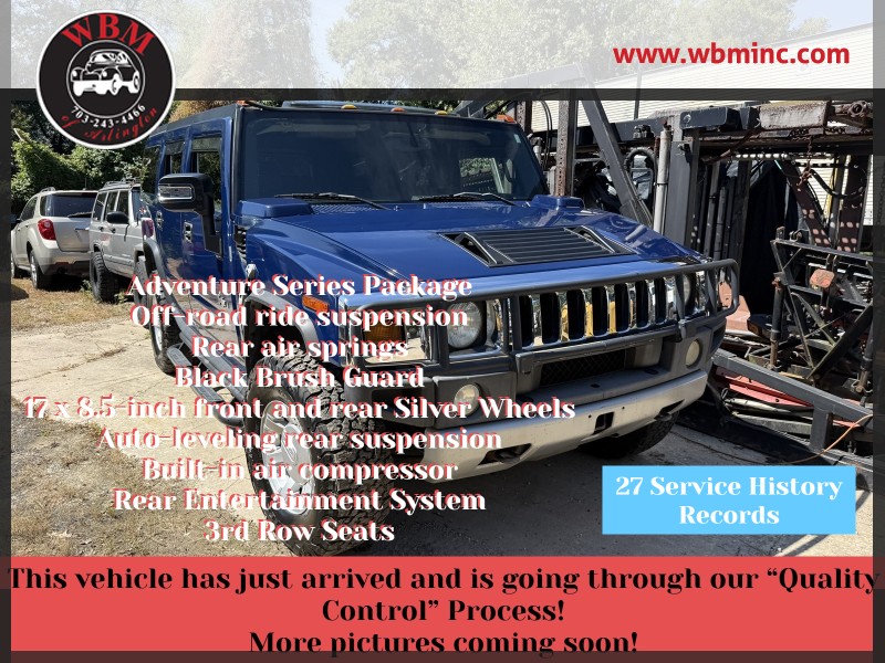 All Terrain Blue 2008 Hummer H2 SUV / Crossover Four-Wheel Drive Automatic