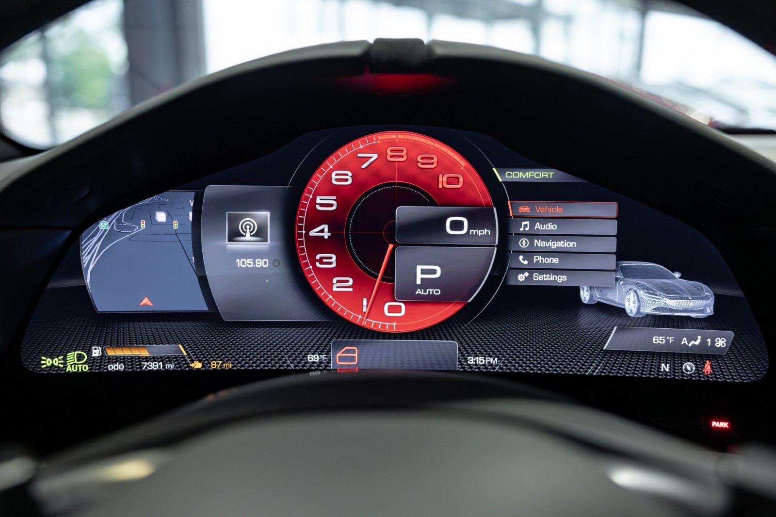 Used Car 2021 Ferrari Roma  - Passenger Display - Rosso Scuderia - $280,143 Msrp - Full Car Ppf For Sale Under $200,000 In Boerne, Texas