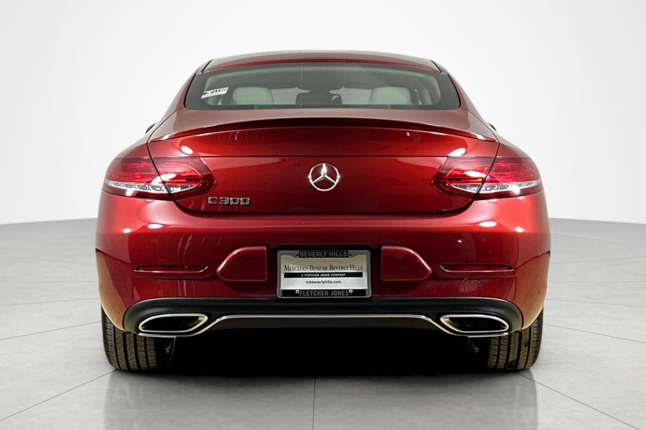 Used 2017 designo Cardinal Red Metallic Mercedes-Benz C 300 image 4