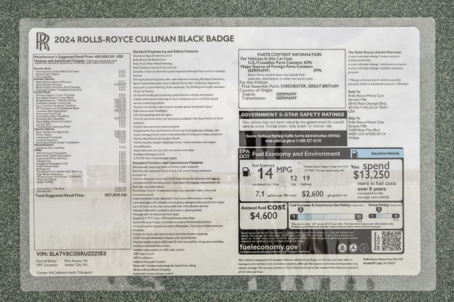 2024 Rolls-Royce Cullinan Black Badge 44