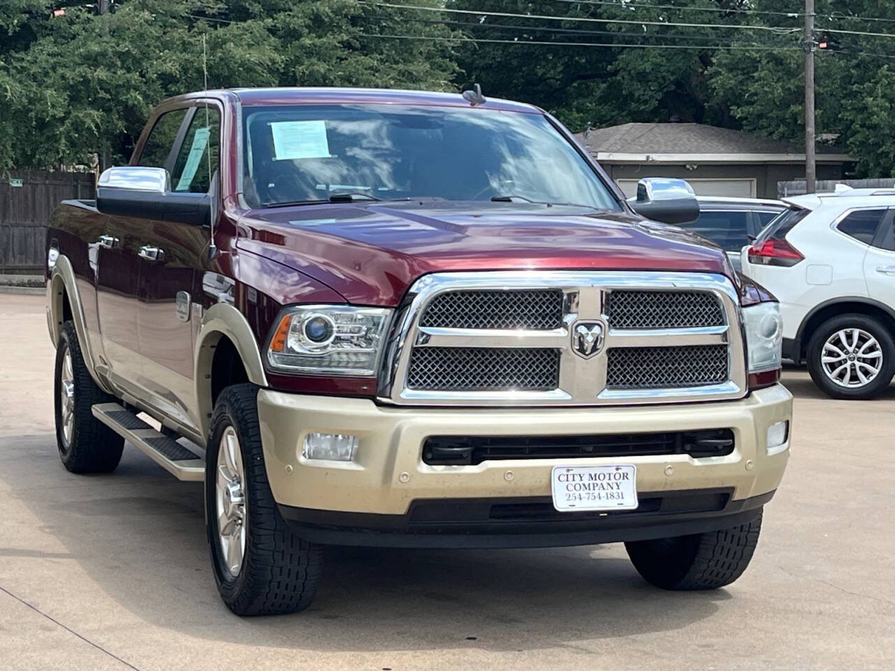 Flame Red Clearcoat 2016 RAM 3500 Pickup Truck Four-Wheel Drive Automatic