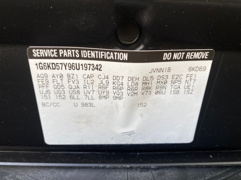 2006 Cadillac DTS LOW MILES 58,287 in , 