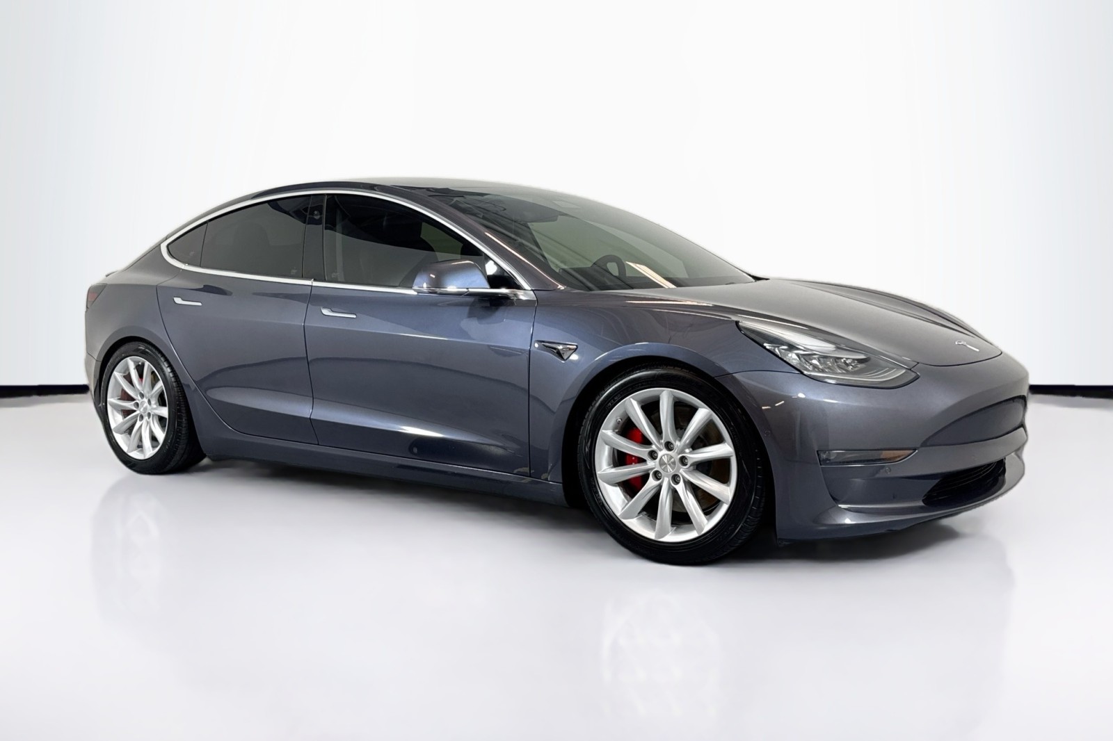 Used 2020 GREY Tesla Performance image 3