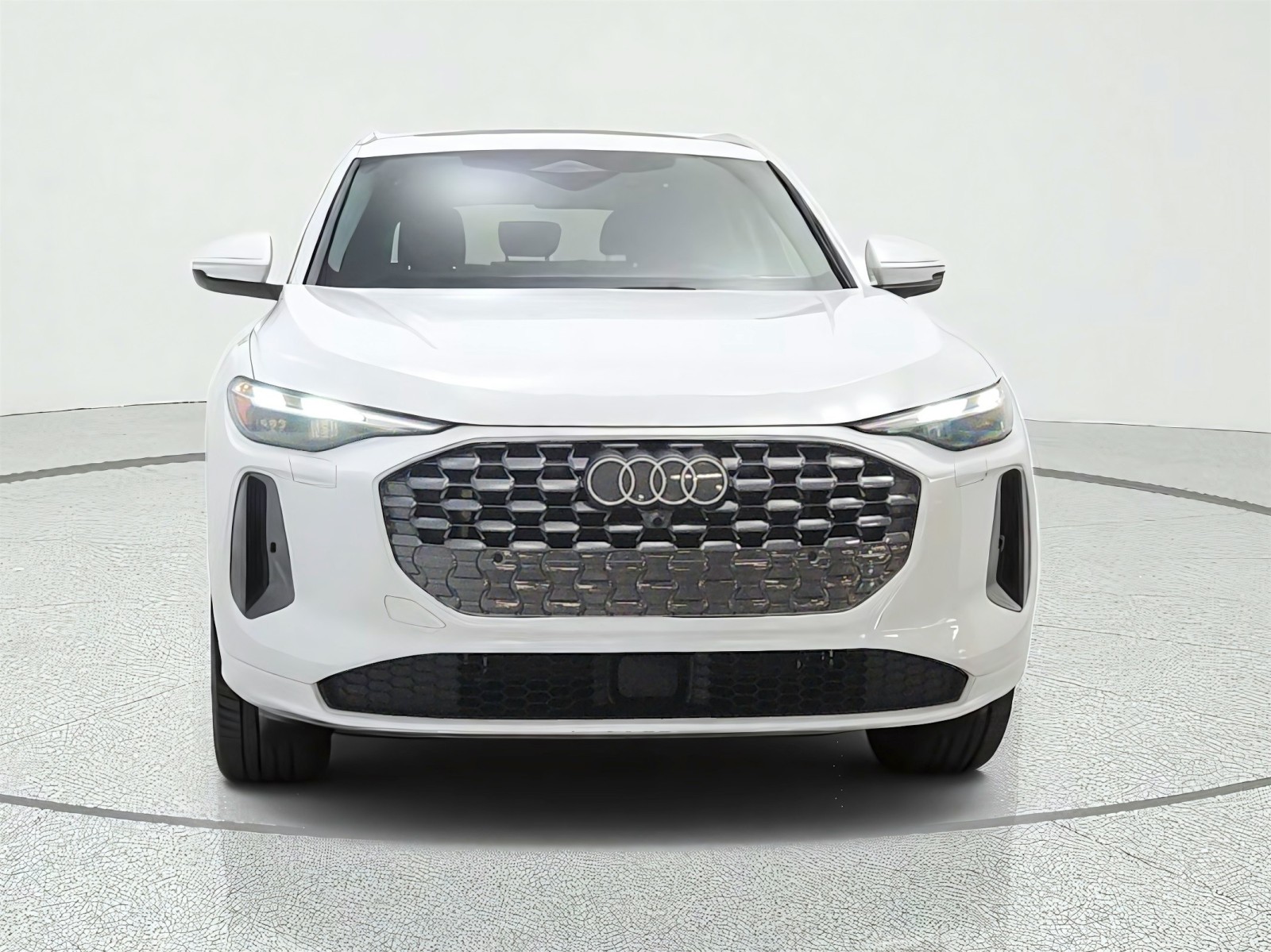 Used 2025 Glacier White Metallic Audi Premium image 2