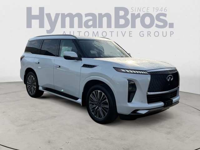 Radiant White 2026 INFINITI QX80 Luxe 4WD SUV / Crossover All-Wheel Drive Automatic