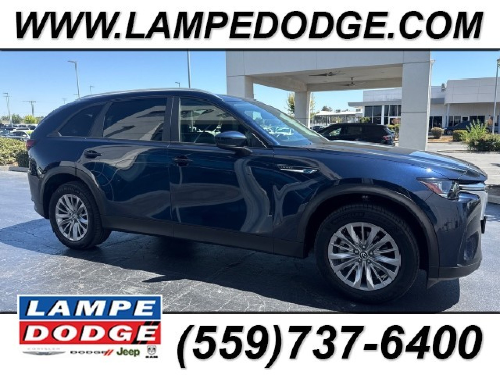 Deep Crystal Blue Mica 2025 Mazda CX-90 SUV / Crossover All-Wheel Drive Automatic