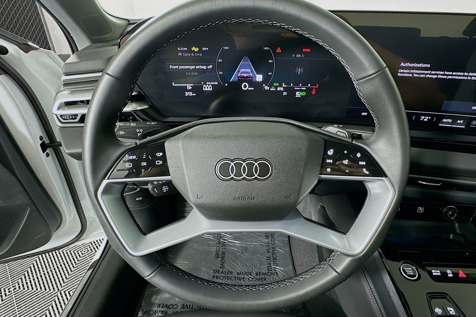 Used 2025 Glacier White Metallic Audi Premium Plus image 19