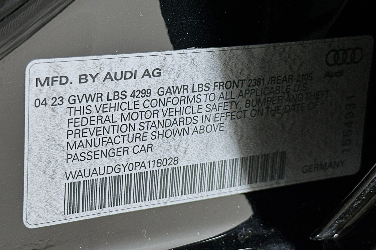 Used 2023 Brilliant Black Audi Premium image 24