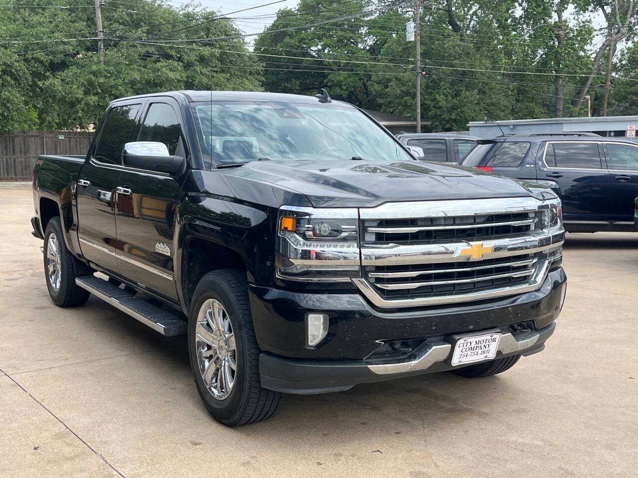 Black 2017 Chevrolet Silverado 1500 High Country Crew Cab 4WD Pickup Truck Four-Wheel Drive Automatic