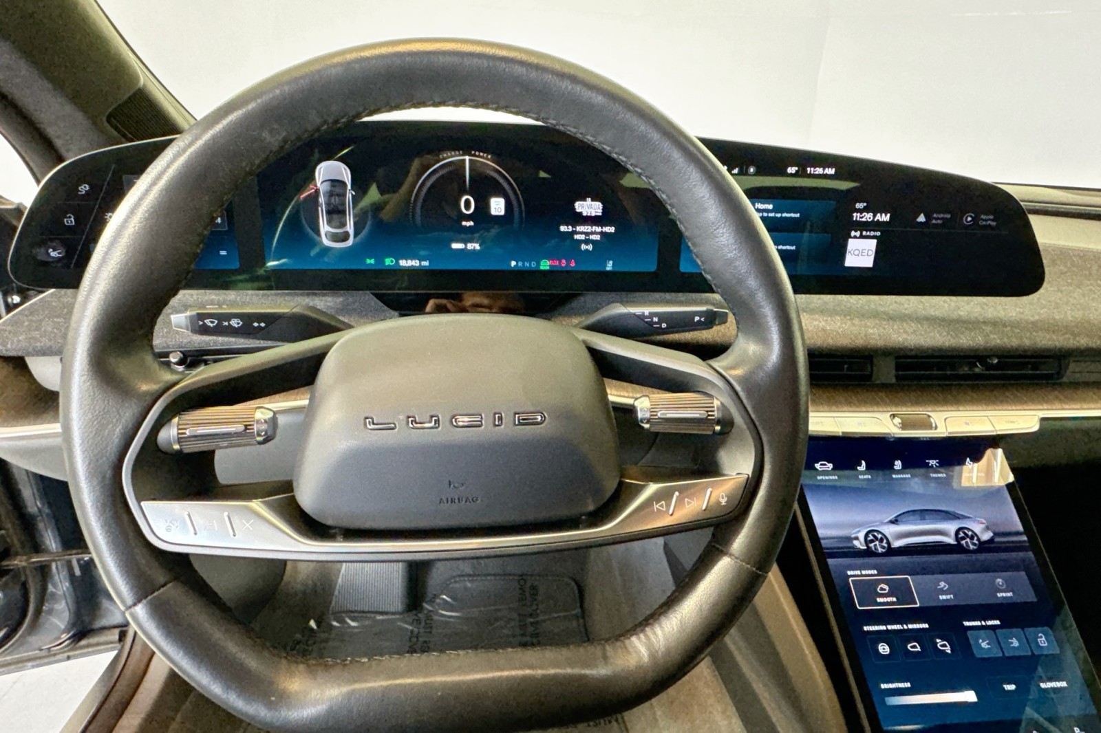 Used 2024 Quantum Grey Metallic Lucid Touring image 11