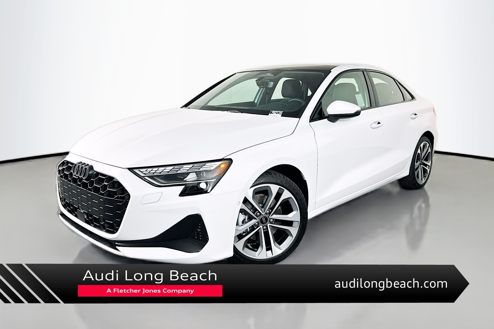 Glacier White Metallic 2026 Audi A3 Sedan All-Wheel Drive Automatic