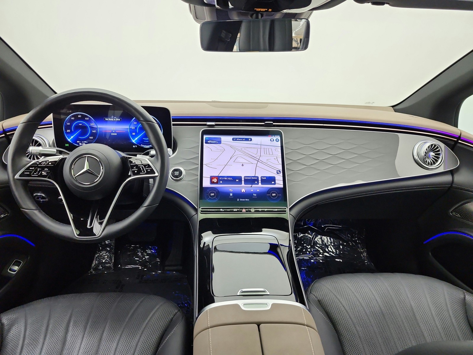 Used 2023 Obsidian Black Metallic Mercedes-Benz EQS 450 4MATIC® Sedan image 16