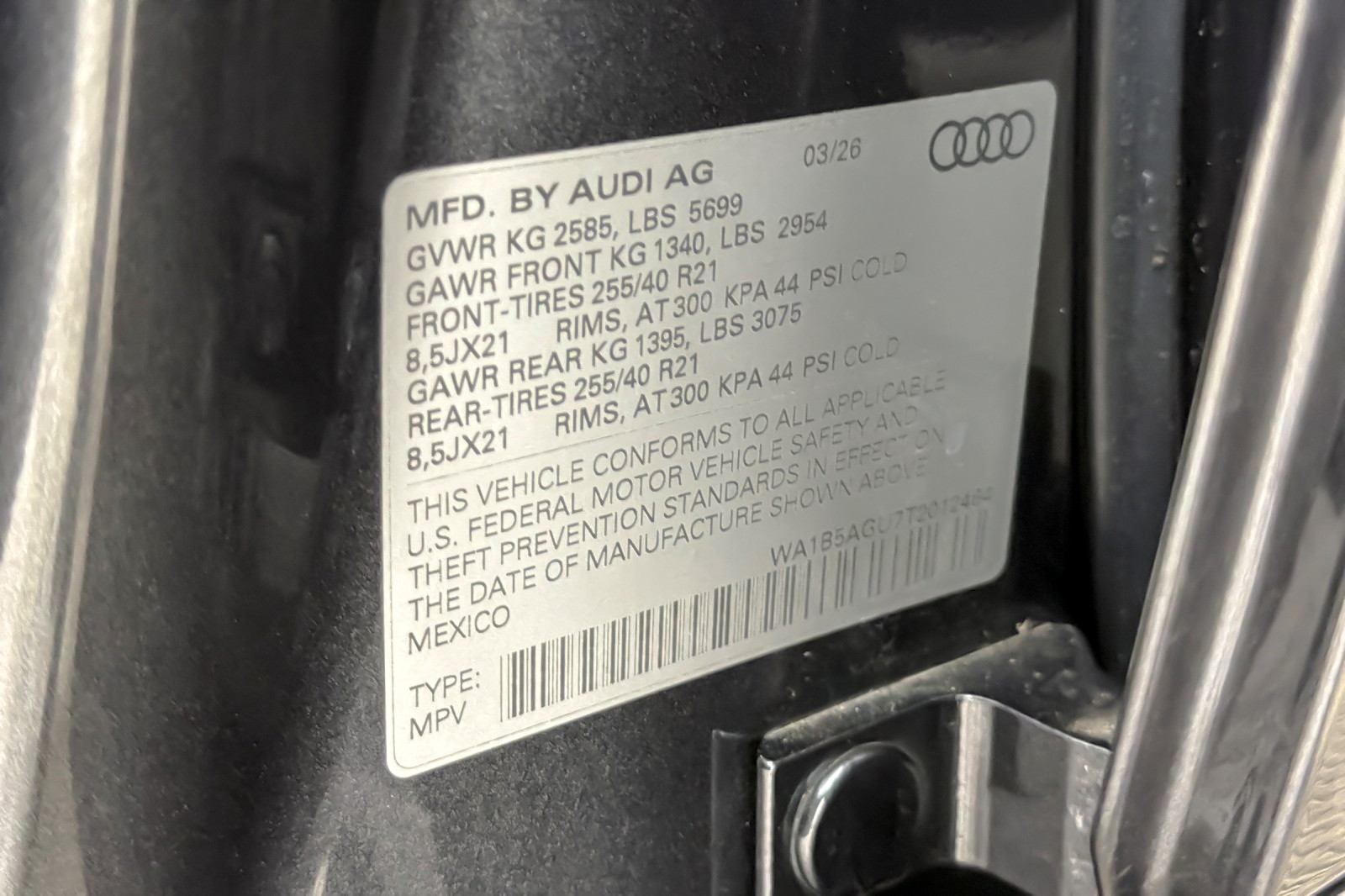 New 2026 Daytona Gray Pearl Effect Audi Premium Plus 3.0 TFSI quattro image 25