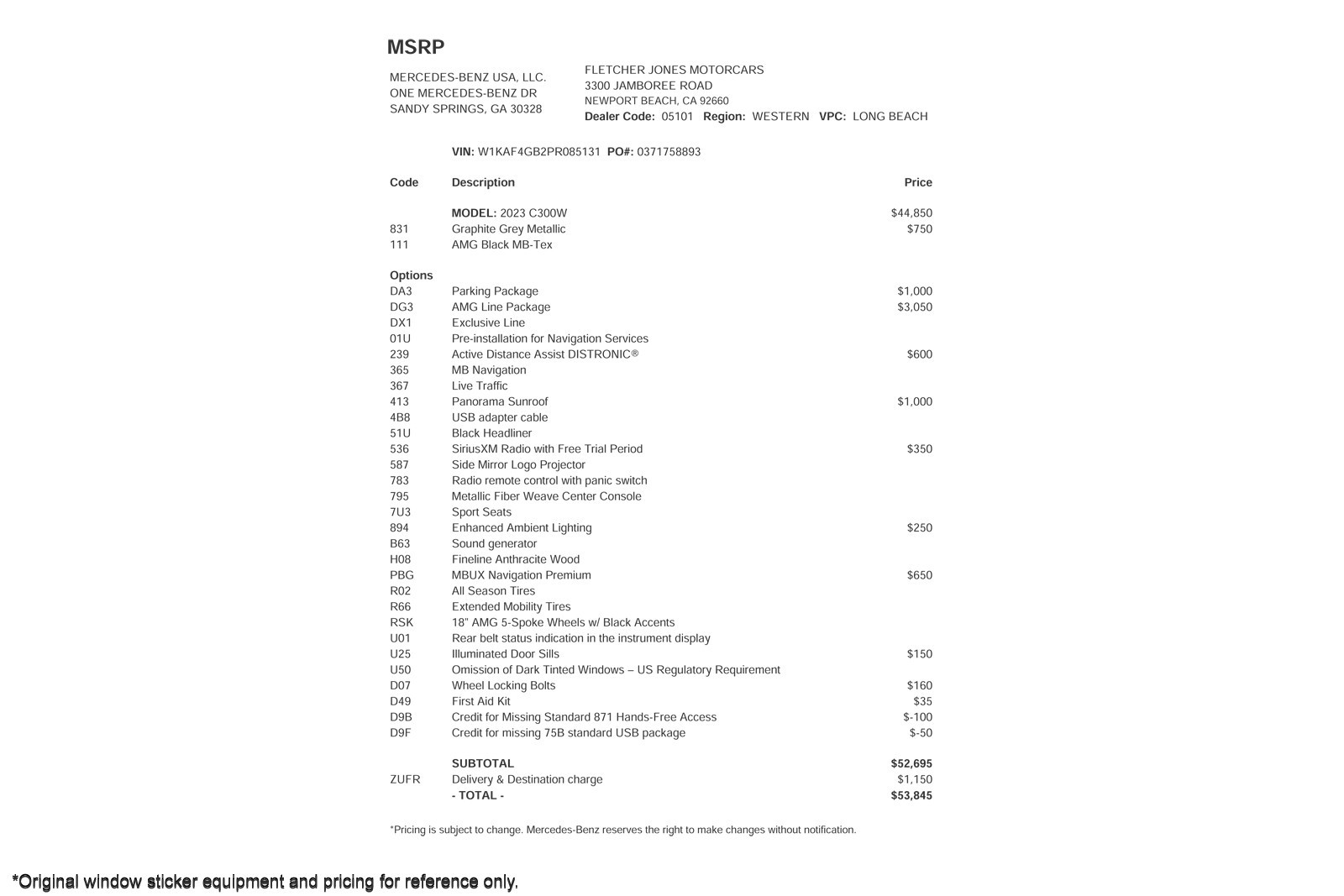 Certified Used 2023 Graphite Grey Metallic Mercedes-Benz C 300 Sedan image 2