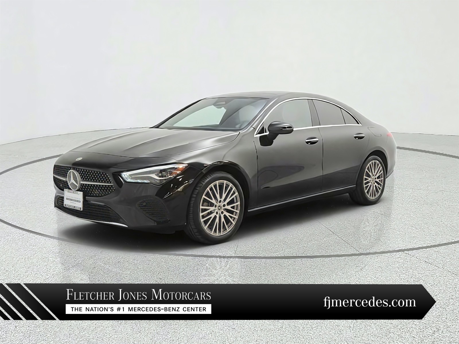 Cosmos Black Metallic 2024 Mercedes-Benz CLA Coupe All-Wheel Drive Automatic