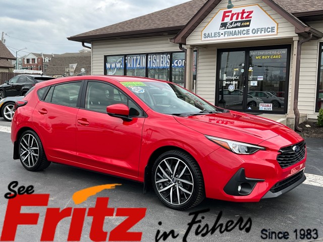 Pure Red 2024 Subaru Impreza Sport AWD Wagon All-Wheel Drive Automatic