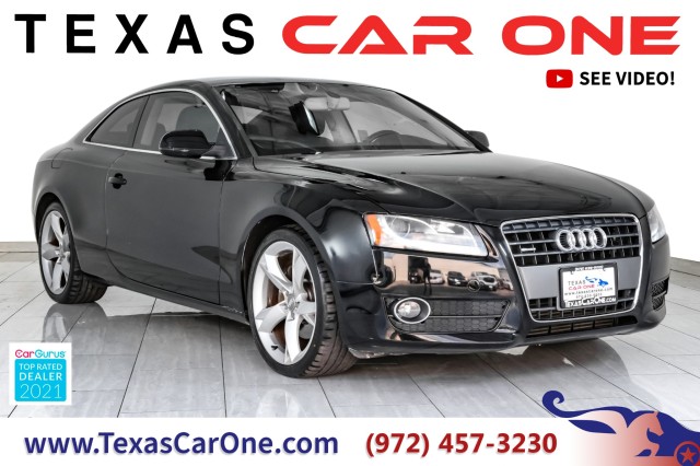 Brilliant Black 2010 Audi A5 2.0T quattro Premium Plus Coupe AWD Coupe All-Wheel Drive Automatic