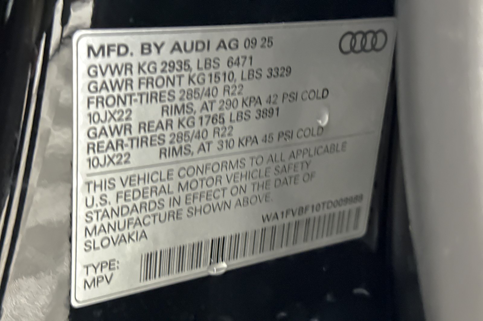 New 2026 Mythos Black Metallic Audi Prestige quattro image 24