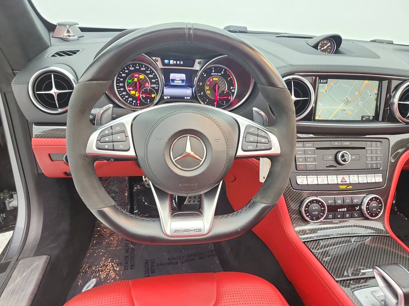 Used 2018 Selenite Grey Metallic Mercedes-Benz AMG® SL 63 Roadster image 9