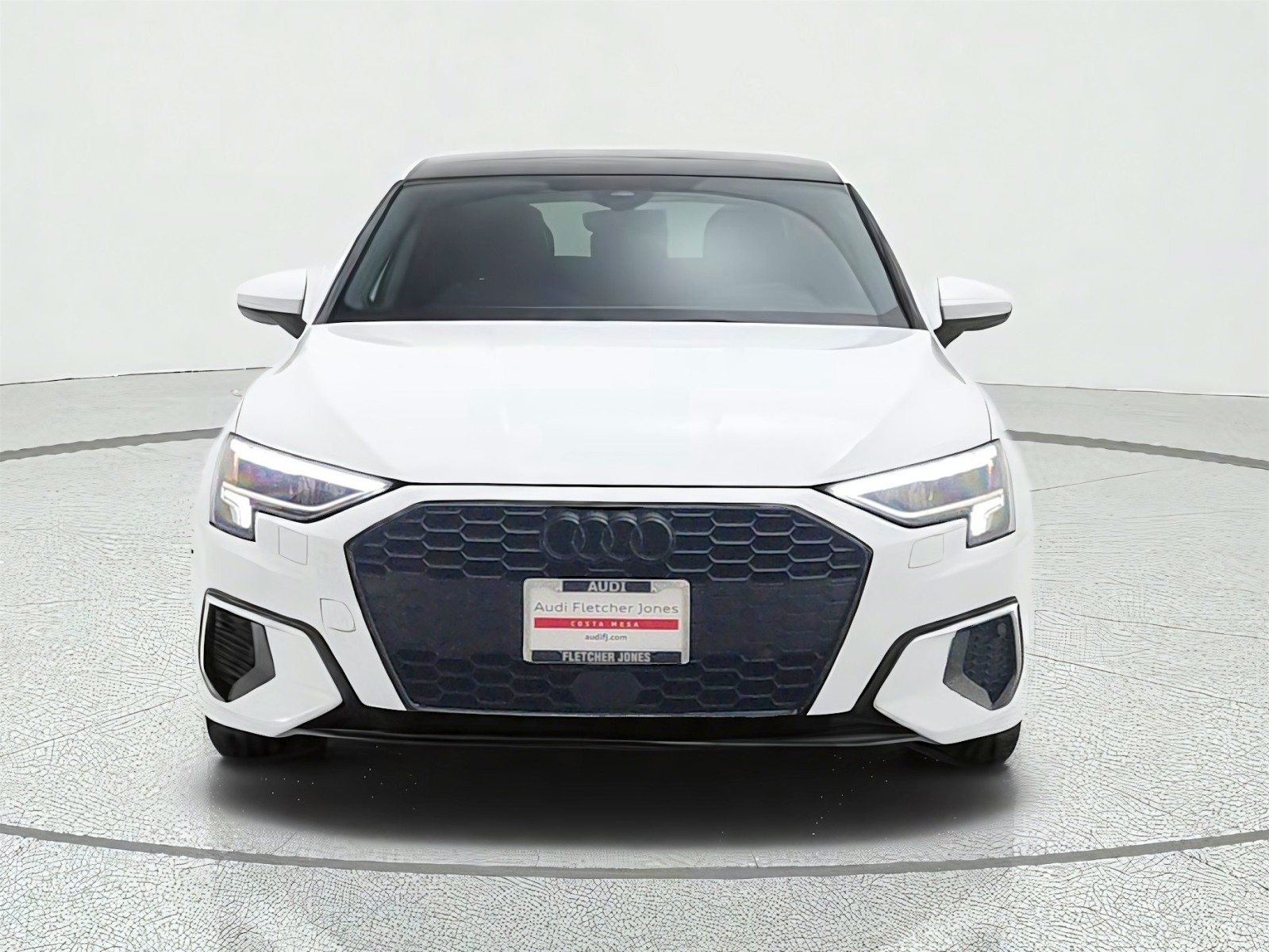 Used 2023 Glacier White Metallic Audi Premium Plus image 2