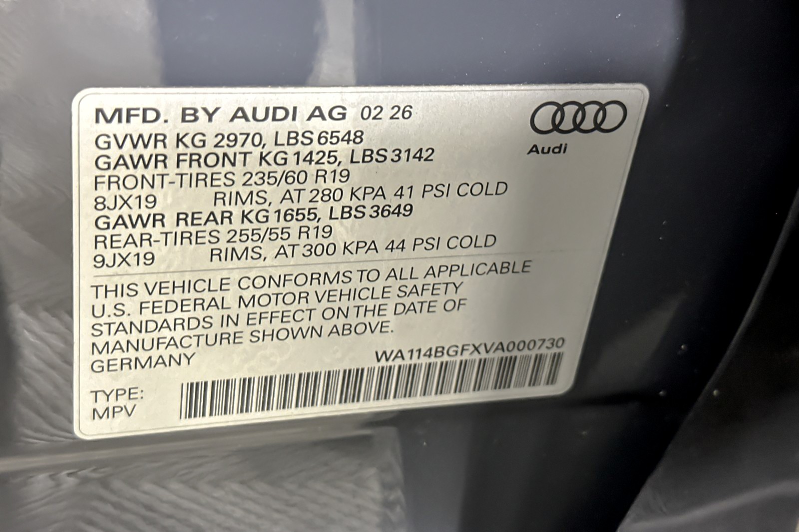 New 2027 Magnet Gray Audi Premium quattro image 24