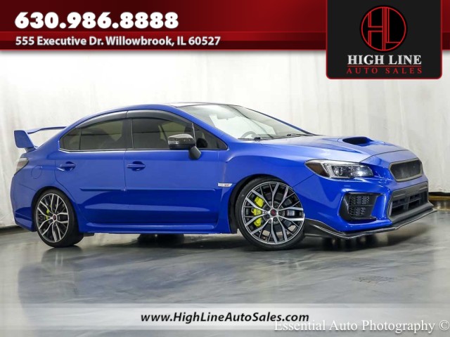 WR Blue Pearl 2020 Subaru WRX STI Sedan All-Wheel Drive Manual