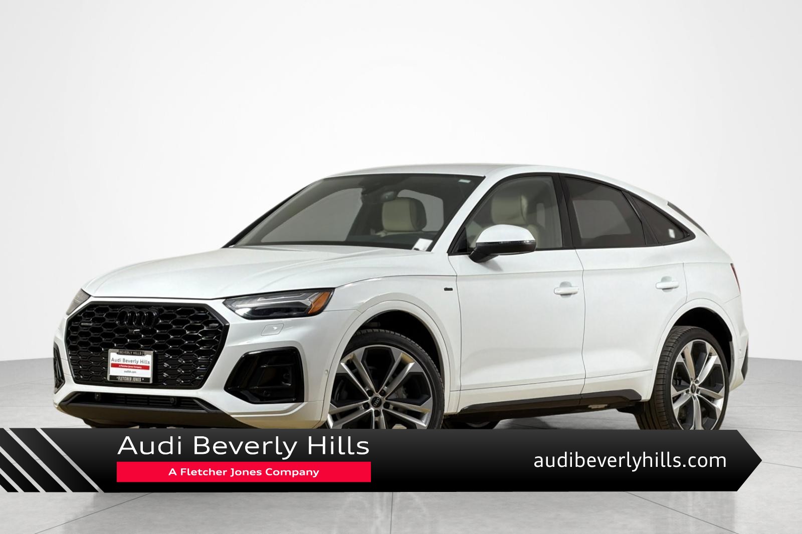 Glacier White Metallic 2023 Audi Q5 Sportback Sedan All-Wheel Drive Automatic