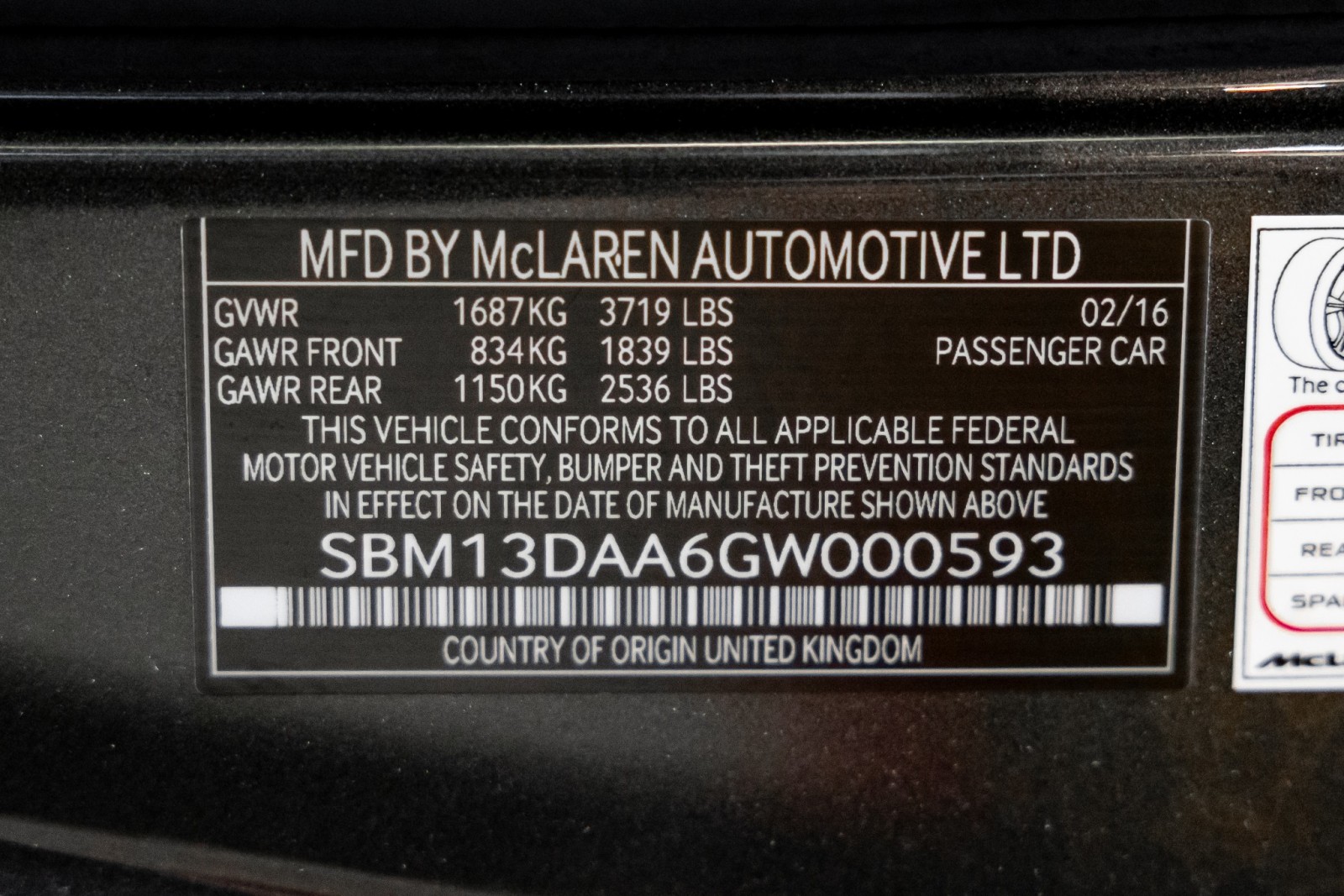 Used Car 2016 Mclaren 570s  For Sale Under $160,000 In Boerne, Texas