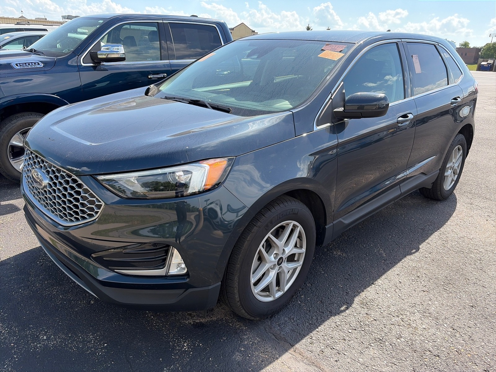 Stone Blue Metallic 2024 Ford Edge SUV / Crossover All-Wheel Drive Automatic