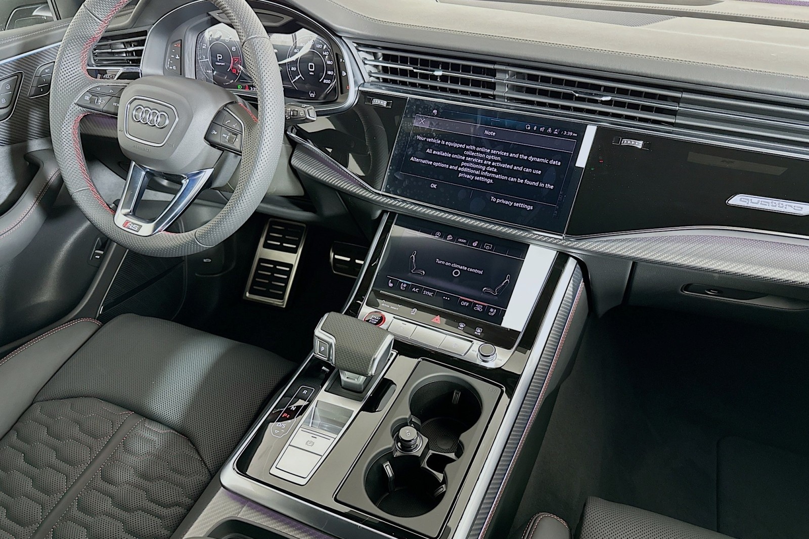 New 2026 Mythos Black Metallic Audi performance image 6