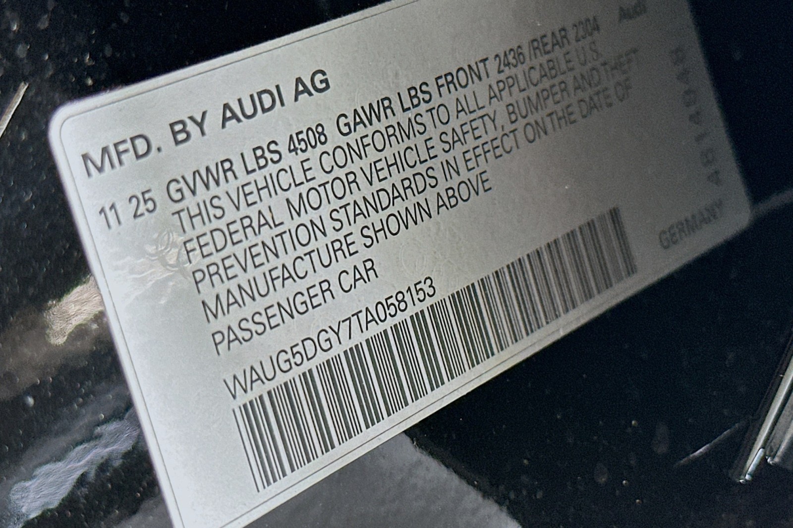 New 2026 Mythos Black Metallic Audi  image 24