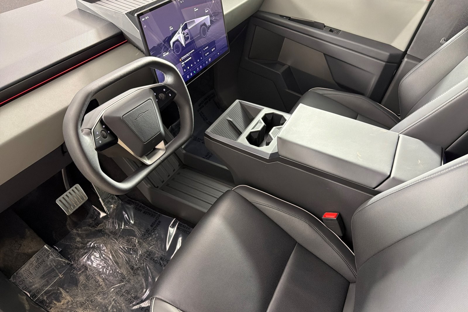 Used 2025 GRAY Tesla AWD image 9