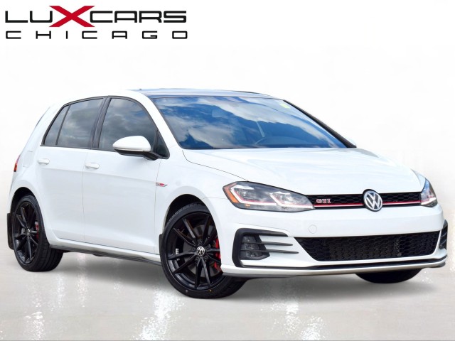 Pure White 2019 Volkswagen Golf GTI Hatchback Front-Wheel Drive Manual