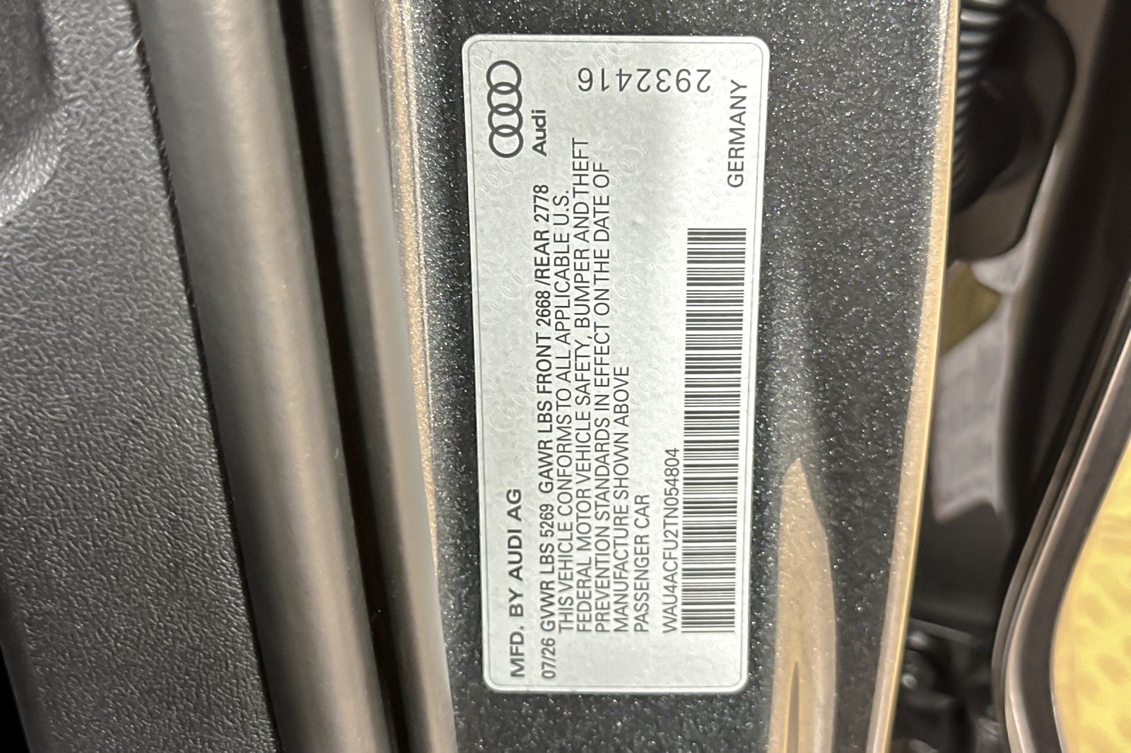 New 2026 Daytona Gray Pearl Effect Audi Premium 2.0 TFSI quattro image 27