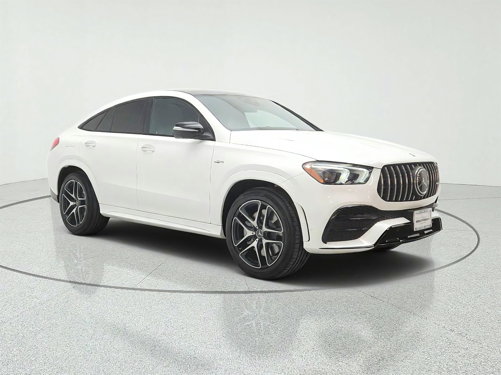 Used 2021 designo Diamond White Metallic Mercedes-Benz AMG® GLE 53 4MATIC Coupe image 3