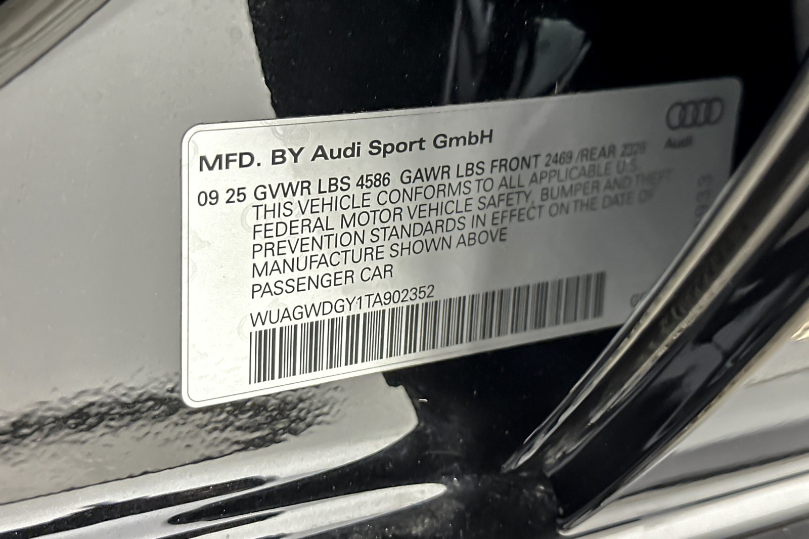 New 2026 Mythos Black Metallic Audi quattro image 23