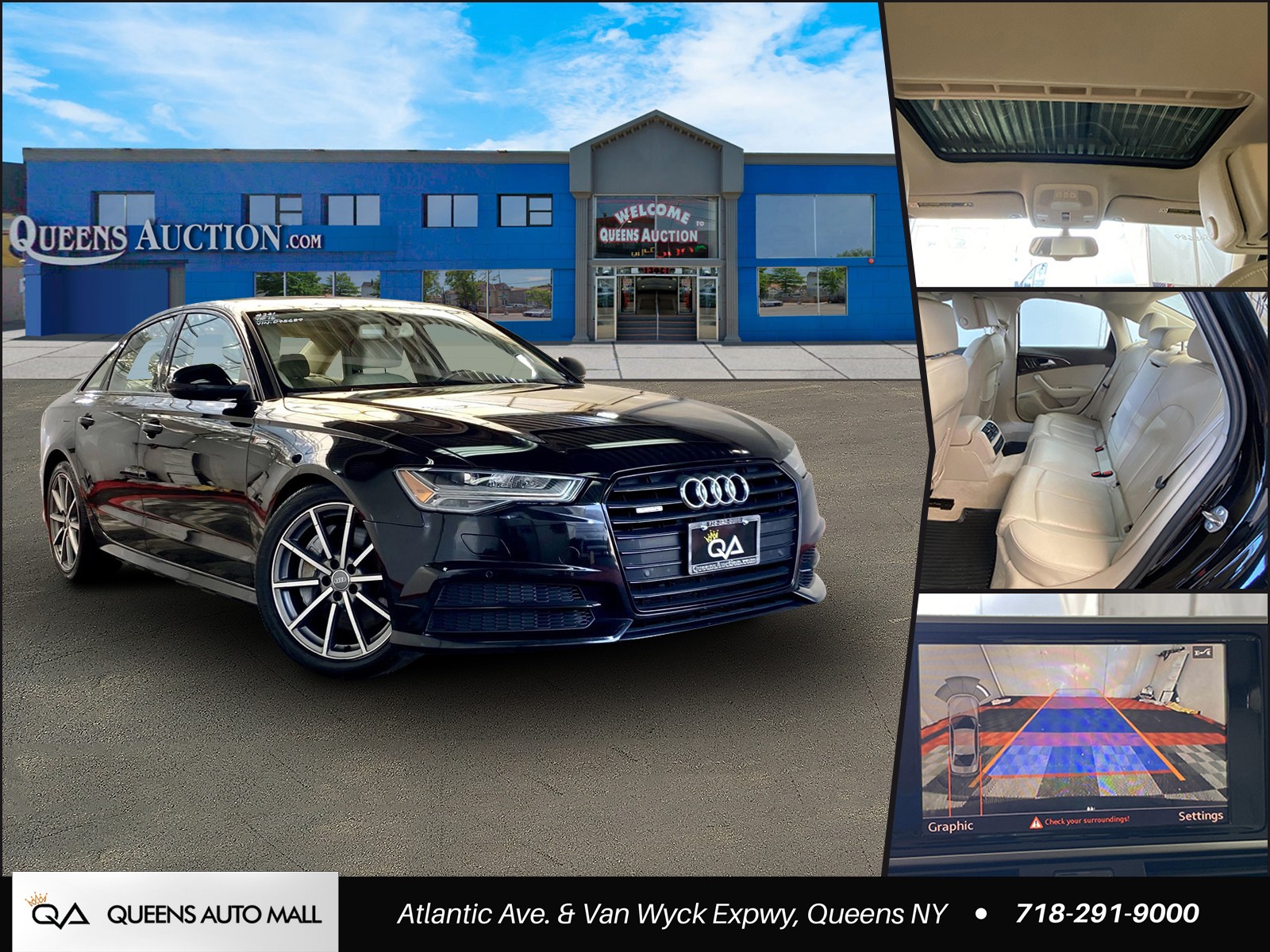 Brilliant Black 2016 Audi A6 Sedan All-Wheel Drive Automatic