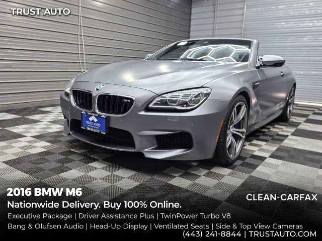  2016 BMW M6 Convertible Rear-Wheel Drive 7-Speed Dual Clutch