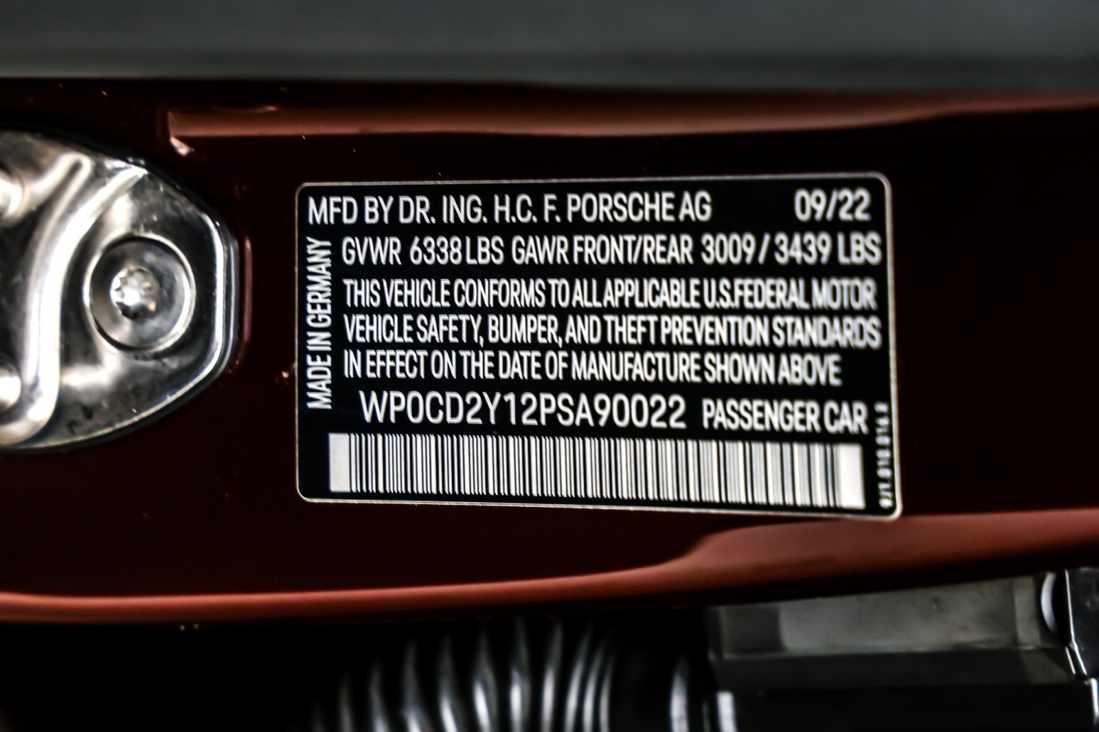 Used 2023 Cherry Metallic Porsche GTS Sport Turismo AWD image 23