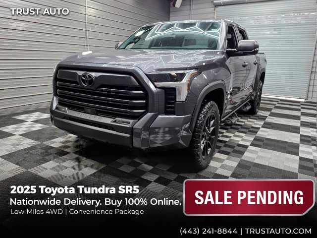Magnetic Gray Metallic 2025 Toyota Tundra Pickup Truck Four-Wheel Drive 10-Speed Automatic