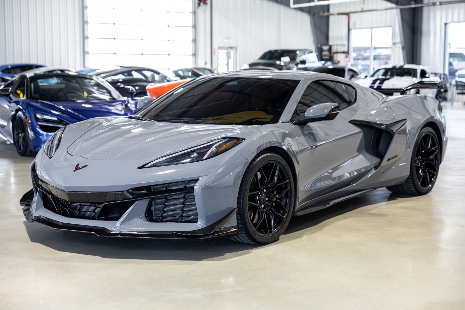 Used Car 2024 Chevrolet Corvette  3lz - Carbon Fiber Aero Package - Sea Wolf Gray Tricoat Paint - One Owner For Sale Under $130,000 In Boerne, Texas