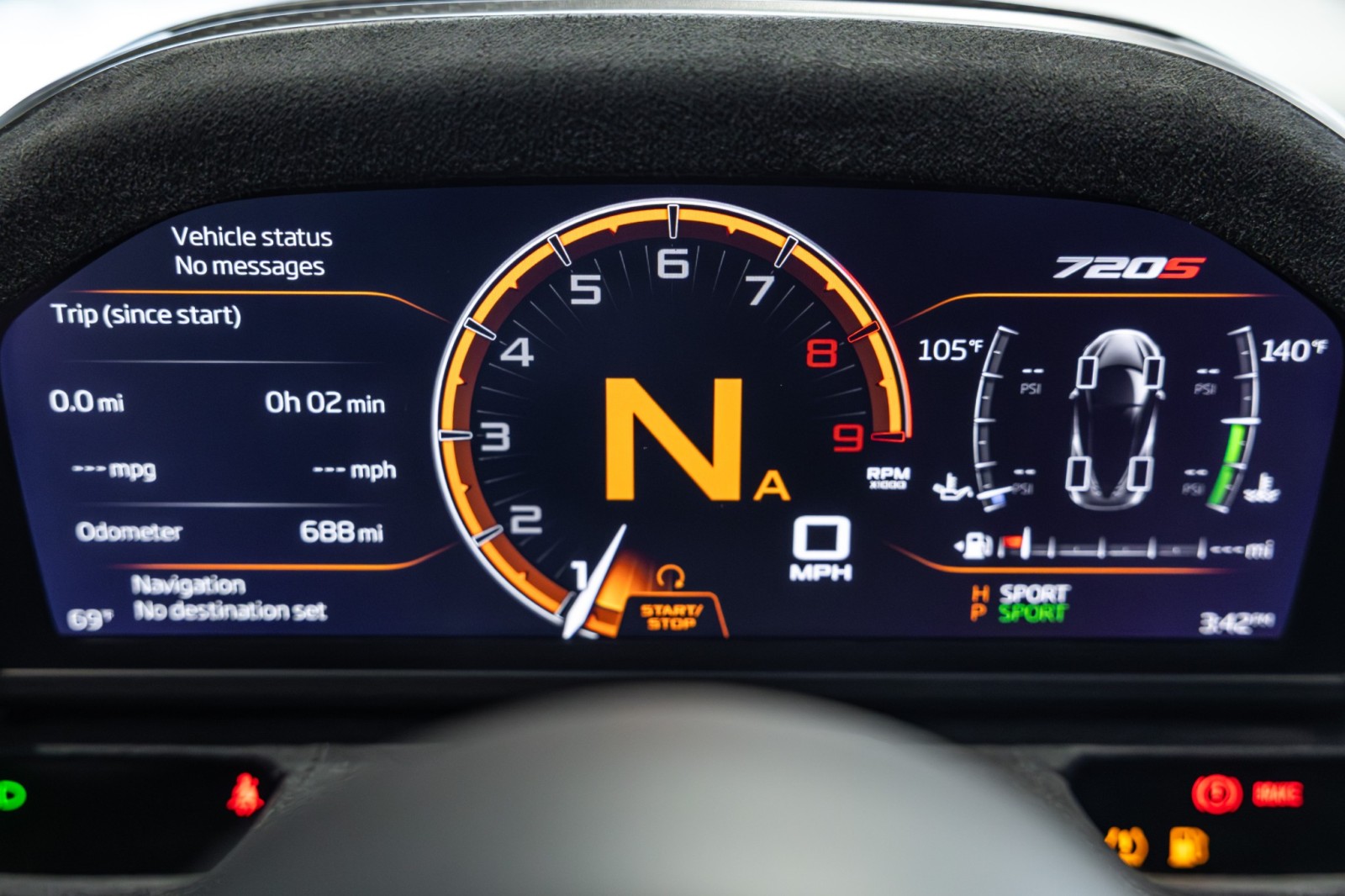 Used Car 2020 Mclaren 720s  Performance Spider For Sale Under $310,000 In Boerne, Texas