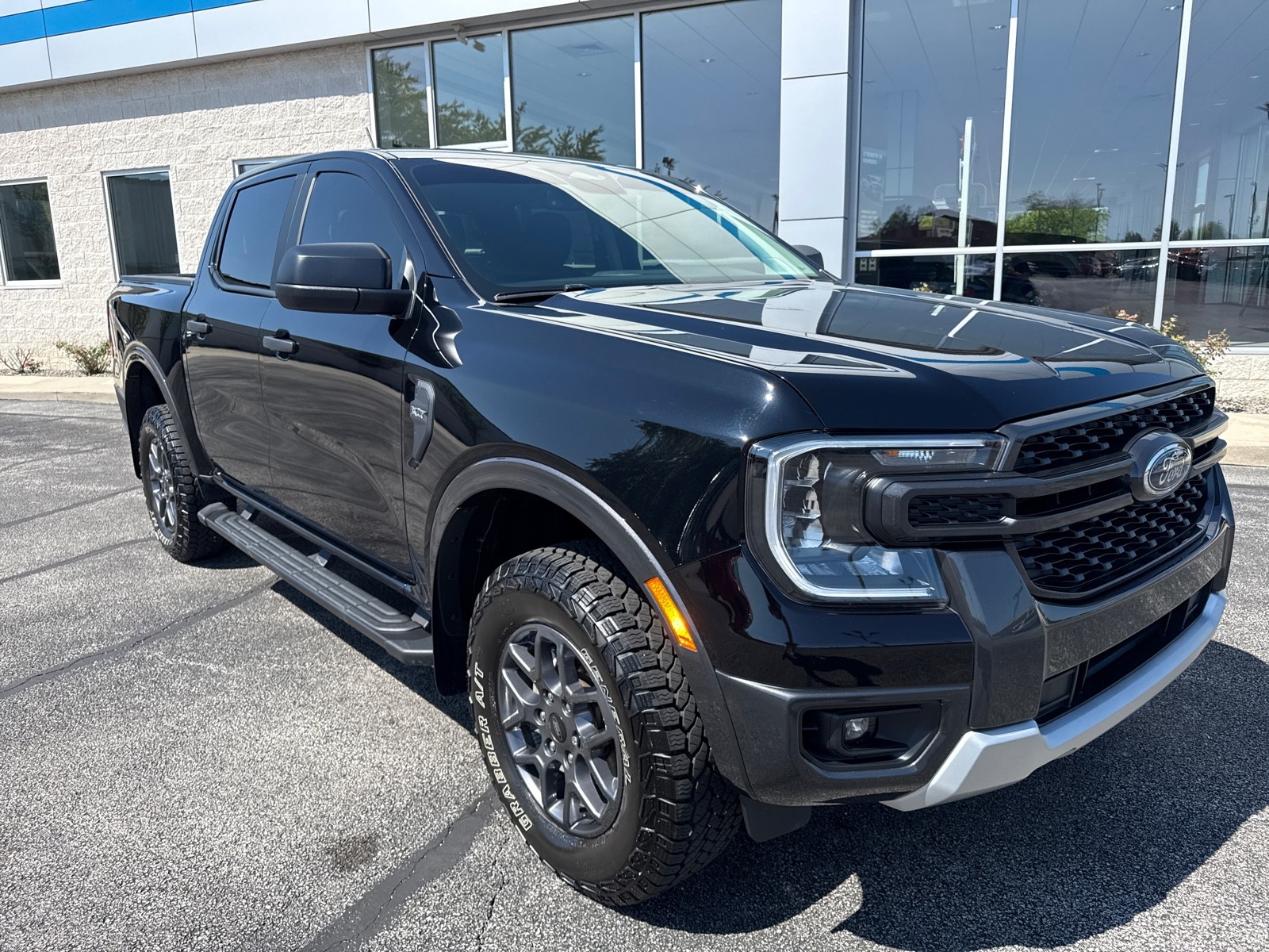 Shadow Black 2024 Ford Ranger Pickup Truck Four-Wheel Drive Automatic